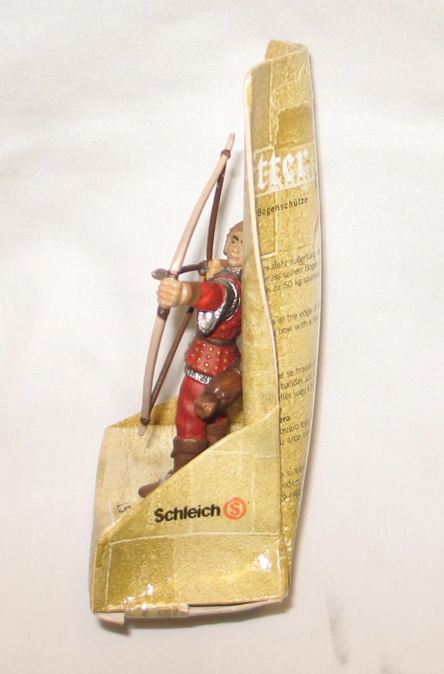 arco caballero rojo schleich hombre flecha arco largo arquero Foto 2 de 4