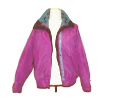 80's Columbia Sportswear Company Size L Layered Vintage 2pc Jacket Coat Ladies