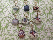Mini Purse Keychains Set Of 8
