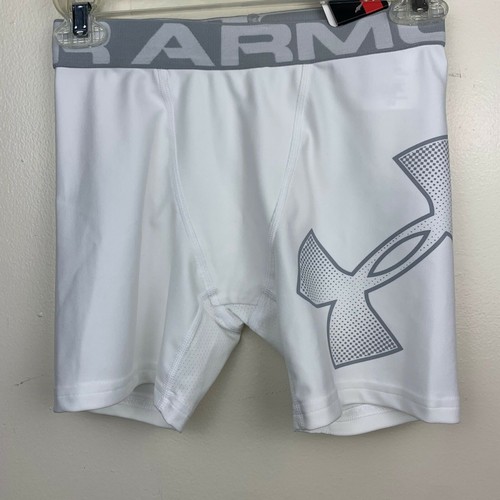 Under Armour Heat Gear Compression Shorts for Boys 1330758-001 - Picture 2 of 12