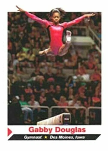 (3) SIMONE BILES & GABBY DOUBLAS TEAM EUA LOTE DE CARTÕES DE NOVATO DE GINÁSTICA! - Imagem 4 de 4