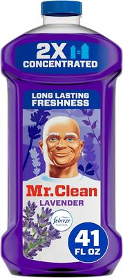 Mr. Clean 2x Concentrated Multi Surface Cleaner with Febreze Lavender Scent, All