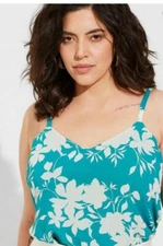 Torrid NWT Sophie Chiffon Swing Cami Size 4 Blue White Floral