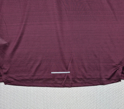Nike Miler Training Running Shirt Men’s Sz. Large Maroon Reflective AJ7565-681 - Picture 4 of 10
