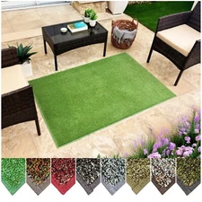 Koeckritz Tweed Premium Indoor/Outdoor Turf Rugs for Patios, Pools, Boats & More
