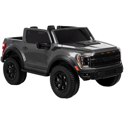 12V Ford F-150 Raptor Battery Ride-on Toy Carbonized Grey Kids Ages 3+ by Huffy 