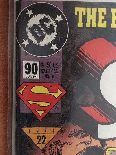 THE BATTLE FOR METROPOLIS #90 SUPERMAN 1994 Comic Book - Picture 2 of 2