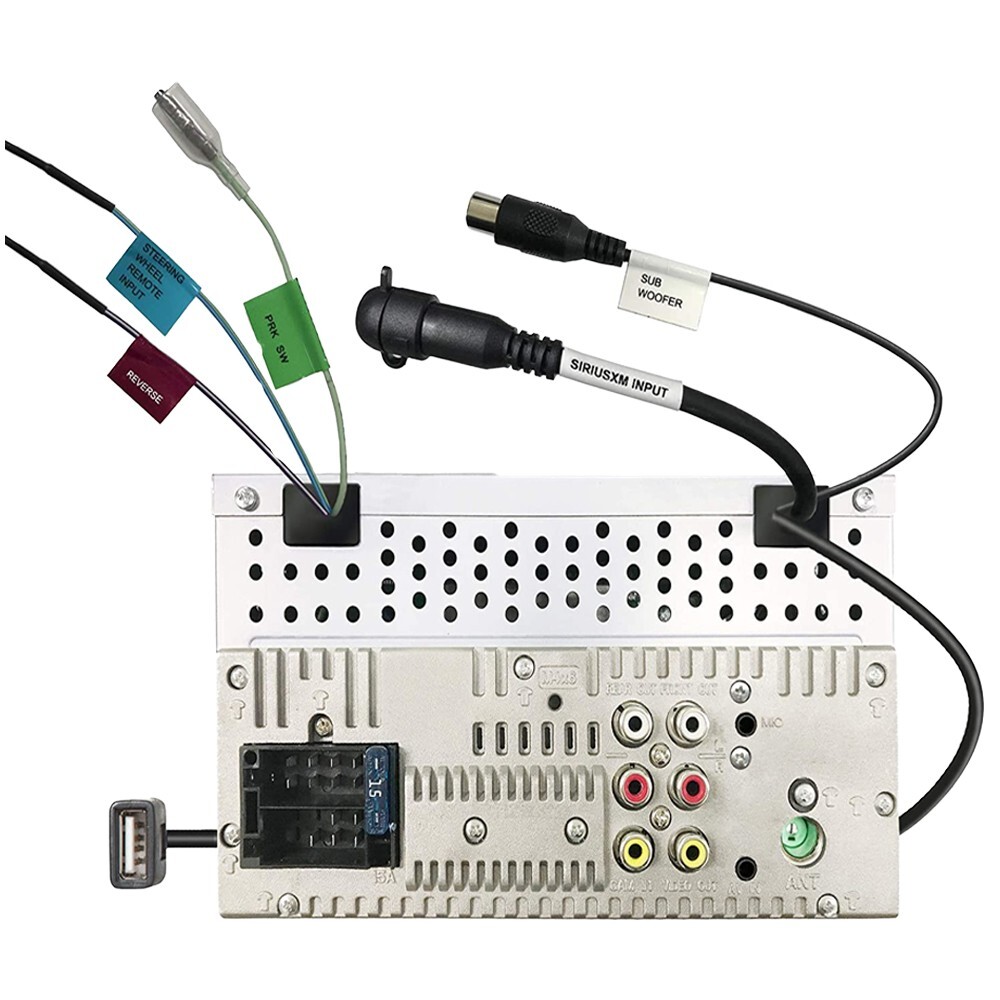 JVC KWM56BT 6.8" Apple Carplay Car Stereo + Install Kit for 0511