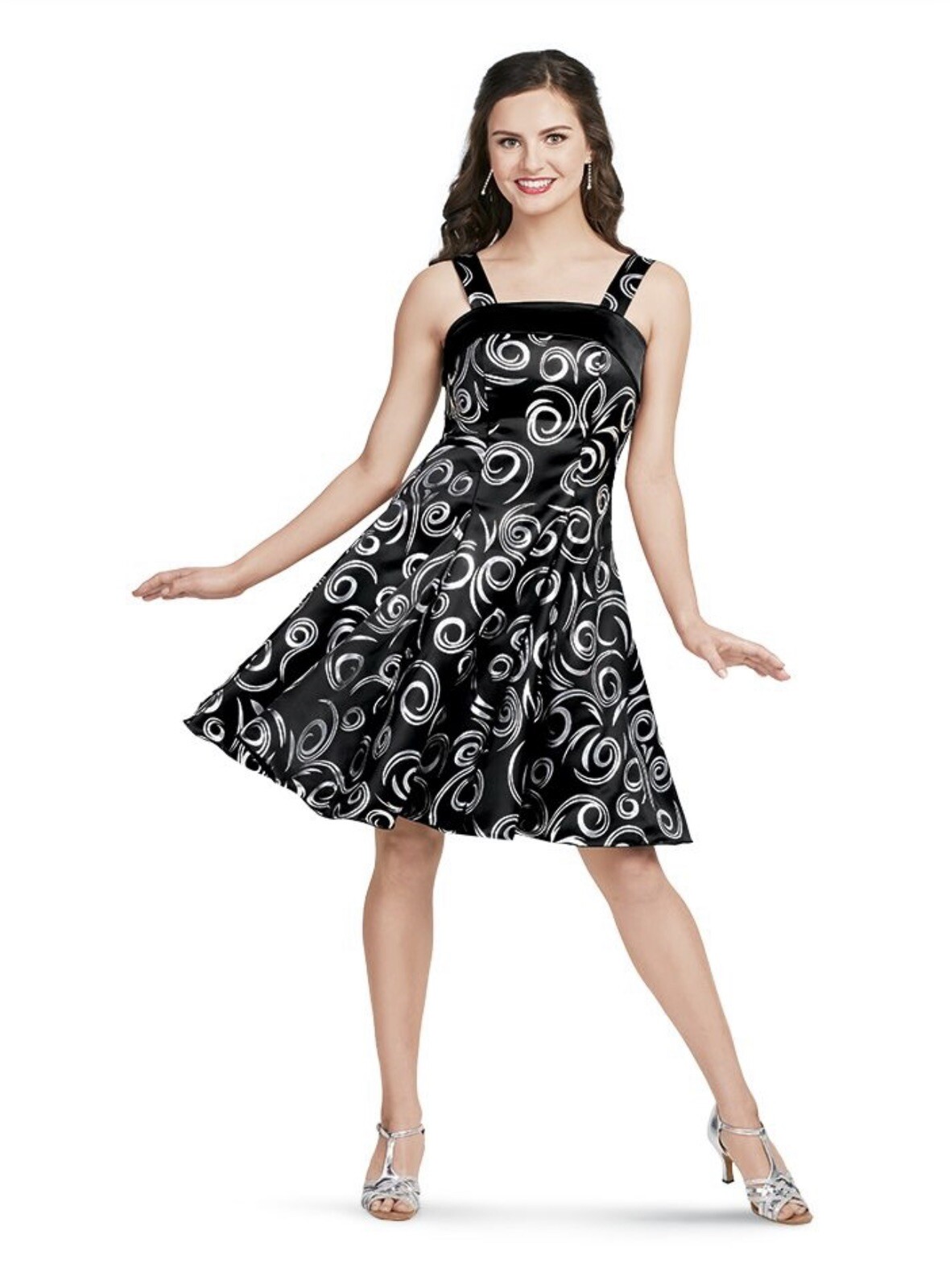Plus Size Dance Dress “Kendall” Southeastern Performance Apparel Size 24 Black