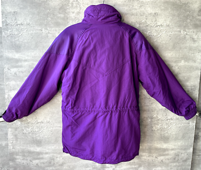 Vintage 1980s Head Skiwear Purple Aztec Fleece Liner Hooded Full
