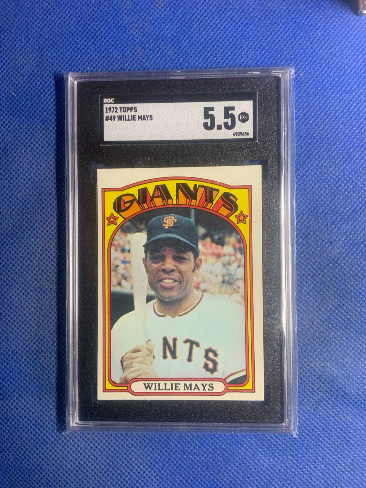 1972 Topps Willie Mays #49 SGC 5.5 San Francisco Giants HOF