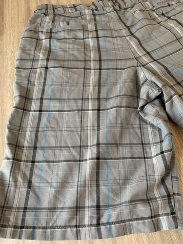 O'Neill Shorts Herren 34 Chino kariert Taschen Gürtelschlaufen Strand Outdoor grau - Bild 11 von 12