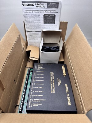 VIKING C-2000B ADVANCED 4-door ENTRY PHONE CONTROLLER + POWER SUPPLY