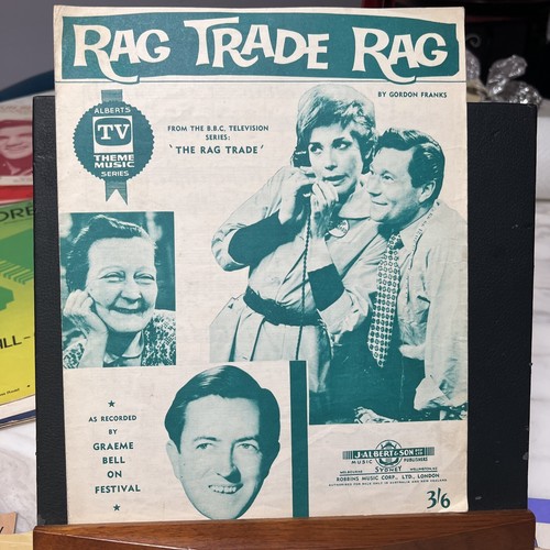 Rag Trade Rag: 1962 Sheet Music - BBC TV theme Reg Varney: Rare Aus Vintage - Imagen 3 de 6