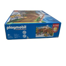 Playmobil Toy Set 4280 City Summer Backyard with Fence Bike Lawnmower for 4279
