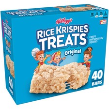 KELLOGG'S RICE KRISPIES TREATS CRISPY MARSHMALLOW BARS -40 CT, by 4 160CT