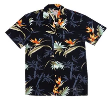 with tags Paradise Found Mens Bamboo Paradise Hawaiian Shirt