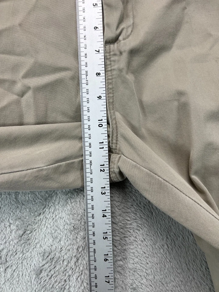Magellan Khaki Pants Mens 36x28 Beige Chino Flat Front Twill Casual Outdoor 1 - Image 4 of 4