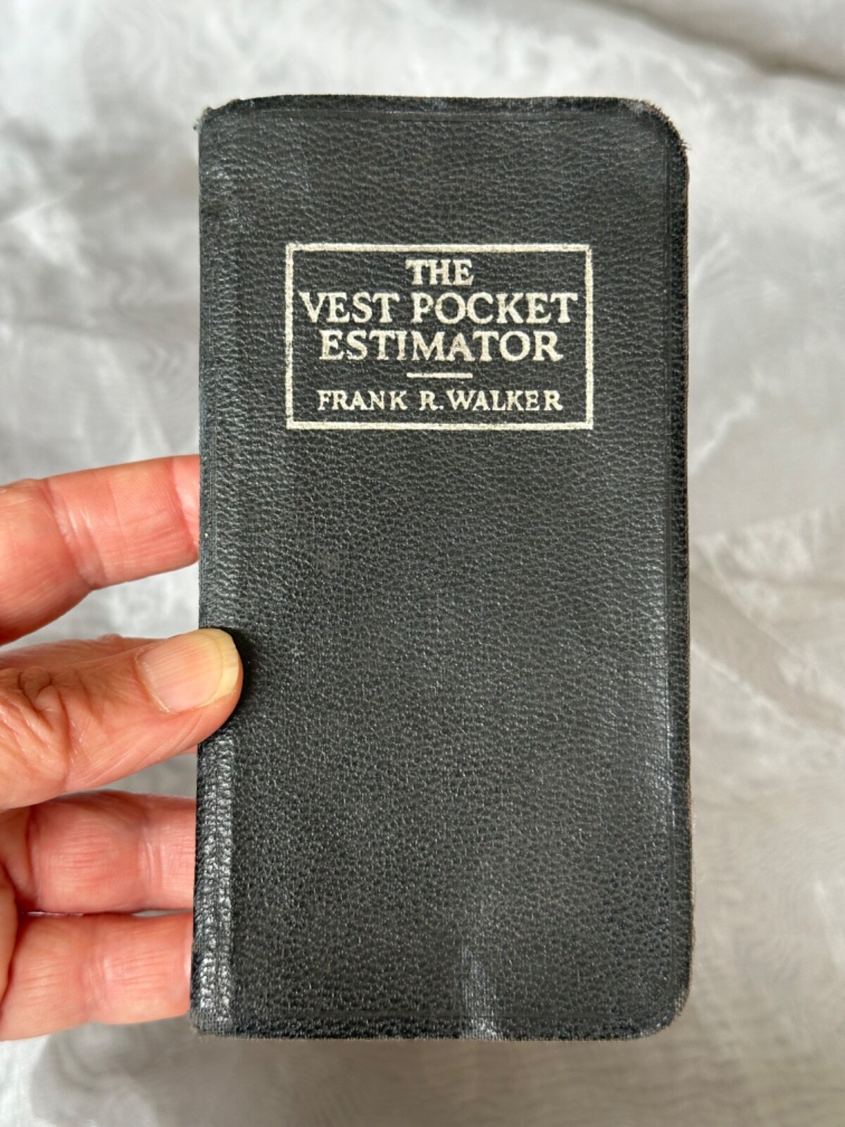 Vest Pocket Estimator Frank Walker Building Estimators Reference Book  Vintage-image