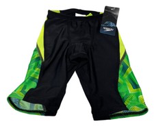 TYR Swimming JAMMERS Trunks vibrant lime, black Swimsuit Sz 22 NEW NWT TAGS