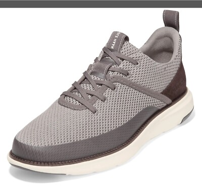 Cole Haan Men's Grand Atlantic Sneaker Oxford Shoes Storm Cloud / Brown Size 11