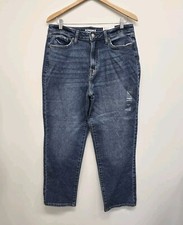 NWT Sonoma Goods for Life Vintage Style Straight Jeans Denim High Rise Size 14