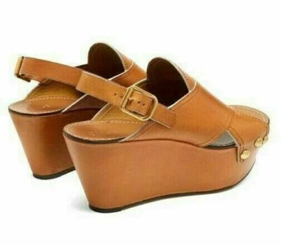Chloe Mischa Plateforme Wedges Sandales Mules Chaussures Pumps Talons 36 - Photo 1/4