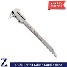 Orthodontic Double Head Duck Barren Gauge Dental Measuring Tooth Thickness Tools
