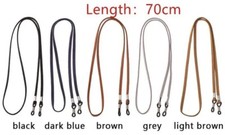 Faux Suede Leather Glasses Strap Neck String Anti-slip Cord Holder 4 colors