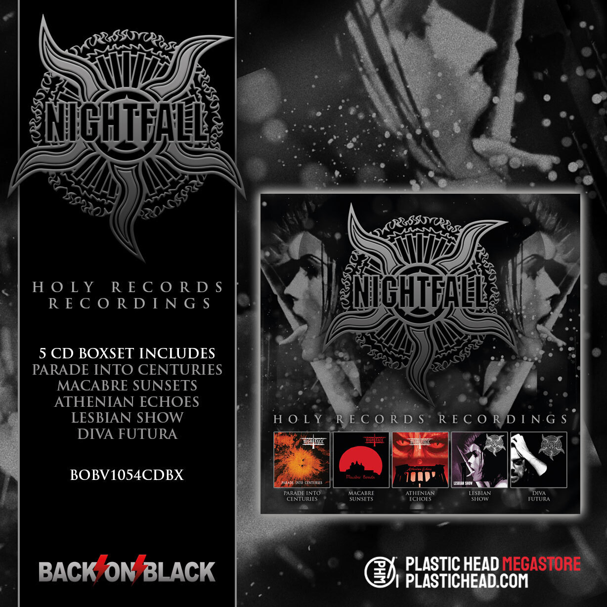 Nightfall Holy records recordings (CD) Box Set