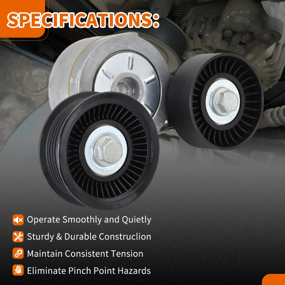 Tensor de correa Serpentine para 09-12 Jeep Liberty Dodge Nitro 3,7 L 53030958AB Foto 2 de 4