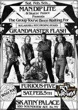 ATA-BOY 50TH ANNIVERSARY OF HIP HOP DIP LITE FLIER MAGNET  2.5” X 3.5”