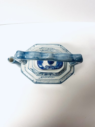 Lotto di 2 Cineiserie Vintage Meduim Porcellana Blu e Bianco Made in China Meduim - Foto 9 di 14