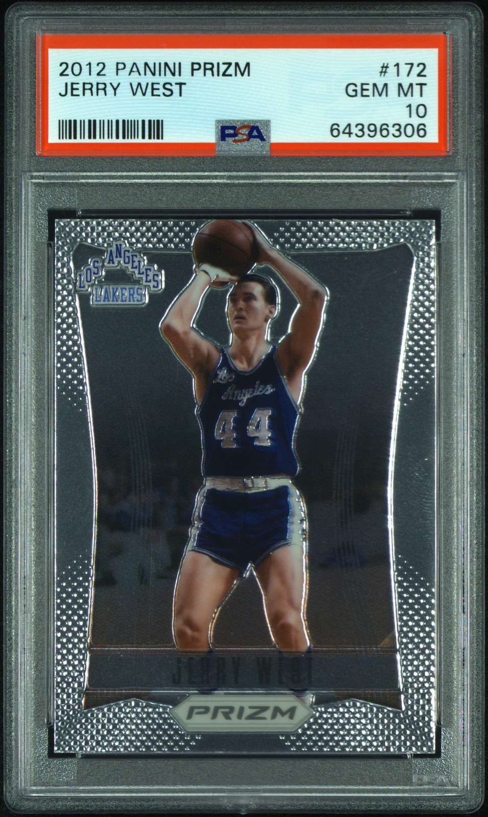 2012-13 Panini Prizm #172 Jerry West PSA 10  *C16