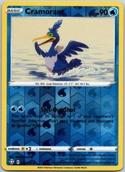 Cramorant 028/072 Reverse Holo Uncommon Shining Fates Pokemon