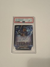 2025 Topps Cosmic Chrome JULIO RODRIGUEZ Stella Nova AUTO Black /10 PSA 10
