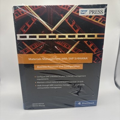 Materials Management with SAP S4HANA: Business Processes and Config - VERY GOOD