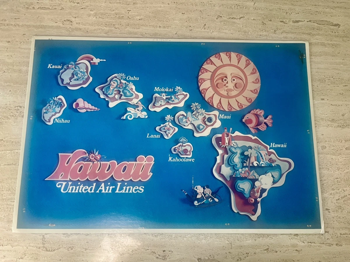 Map United Airlines Collectibles for sale | eBay