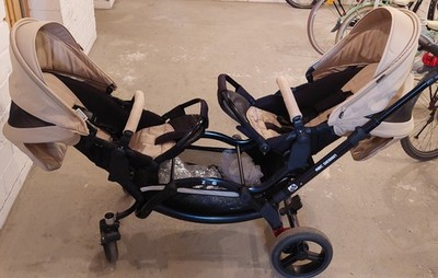 ABC Design Zoom Zwillingskinderwagen   2 Sportsitze   guter Zustand