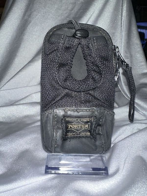 #ad #ad Porter Yoshida amp; Co Tokyo Black Nylon Tech Pouch Organizer Belt Case $82.49