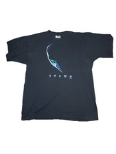 Vintage 1997 Spawn Comic Movie Promo T Shirt Todd Mcfarlane Black Mens Size XL