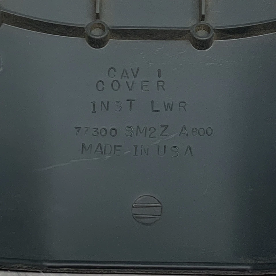 1990 - 1993 HONDACORD ПРИБОРНАЯ ПАНЕЛЬ ЛЕВЫЙ КОЛЕННЫЙ ВАЛИК НИЖНЯЯ ОТДЕЛОЧНАЯ ПАНЕЛЬ OEM - Изображение 4 из 4