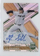 2019 Panini Elite Extra Edition Status Emerald Die-Cut 6/25 TJ Sikkema Auto v1x