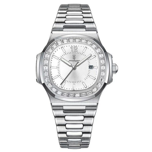 Waterproof Men's Watch Fashion Analog Luminous Quartz Wristwatch Stainless Steel - Picture 16 of 19