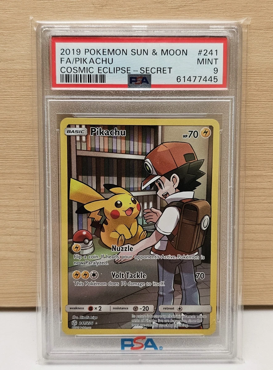 Pikachu Pokémon TCG Sun & Moon Secret Rare Individual Collectible