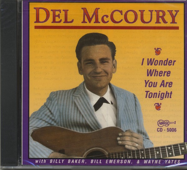 Del Mccoury - I Wonder Where You Are Tonight (Cd) - Bluegrass-image