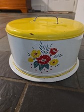 Vintage Cake Carrier From 1950s. Mid Century Modern. Good Used Condition
