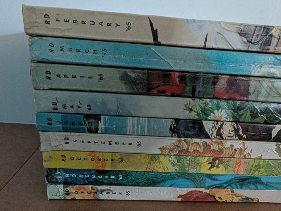 Lot of 9 Vintage 1965 Readers Digest Magazine EISENHOWER-Communism-CAR ADS-Nixon - Image 3 of 4