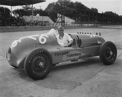 1946 TUCKER TORPEDO Special Indianapolis RACING CAR 8.5x11  Paper Luster