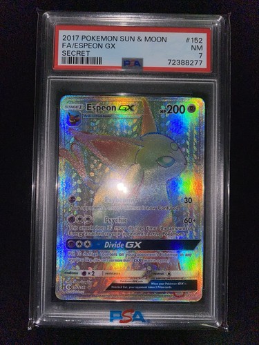Espeon-GX graded PSA 7 for sale on eBay